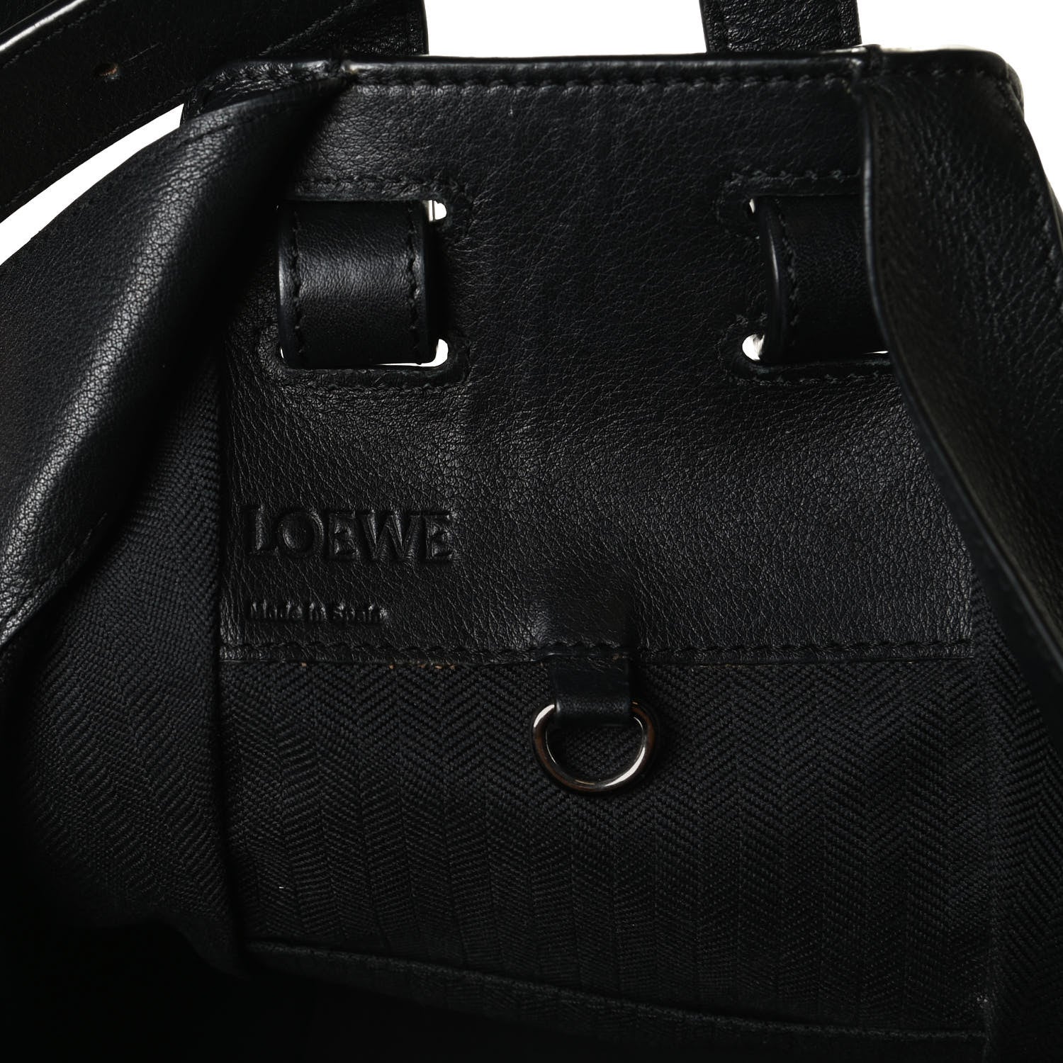 Loewe Calfskin Small Hammock Shoulder Bag Black 6 of 15