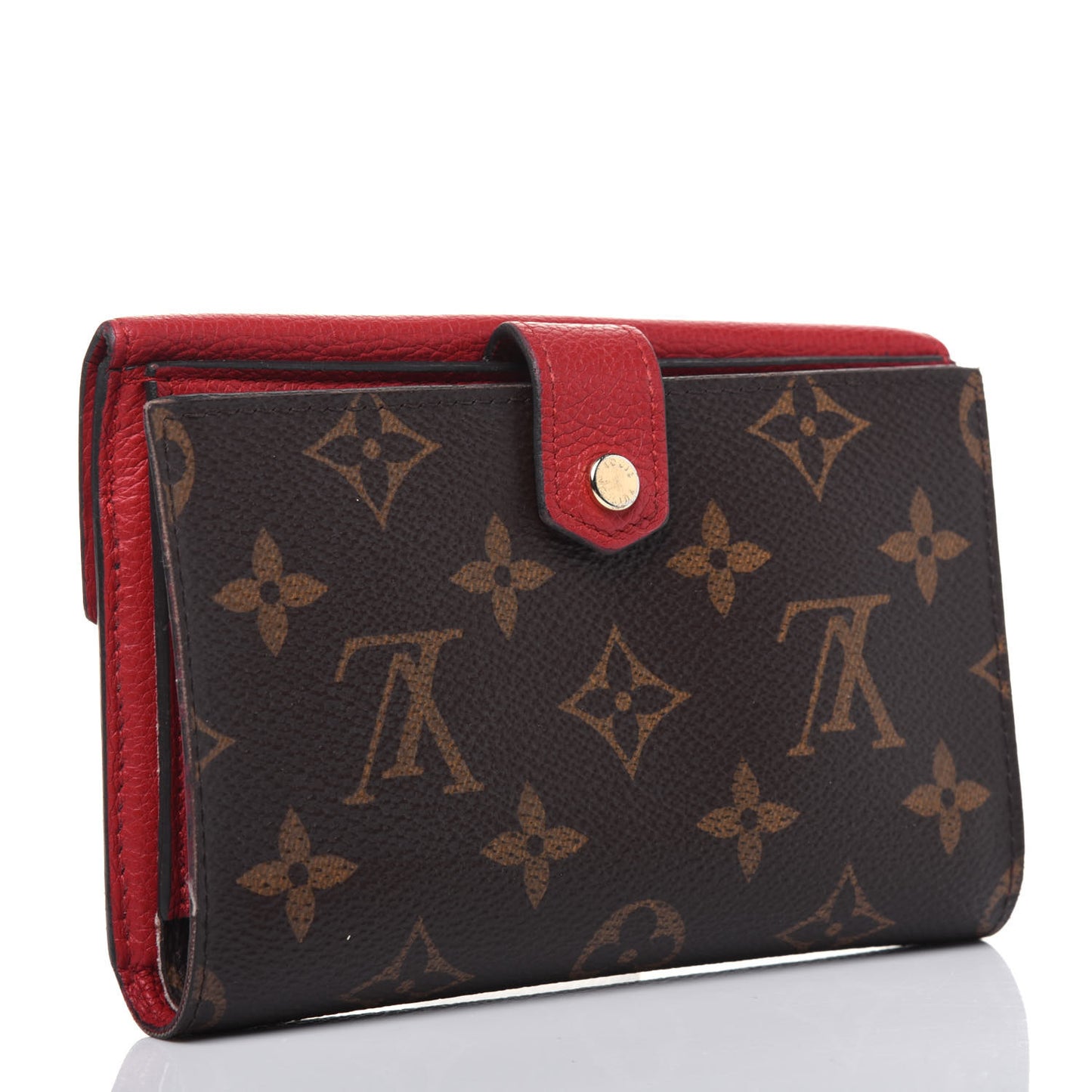 Monogram Pallas Compact Wallet Cherry
