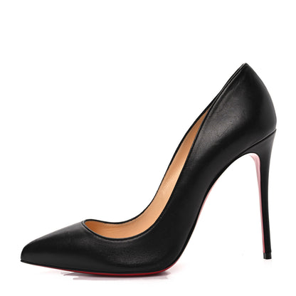 Christian Louboutin Shiny Nappa Pigalle Follies 100 Pumps 39.5 Black 1 of 7