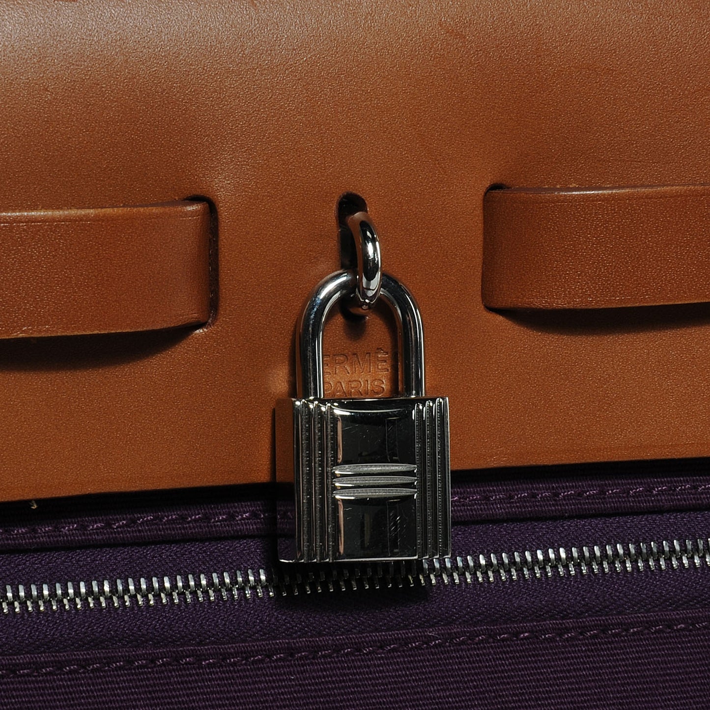 Toile Herbag Zip PM Cassis Fauve
