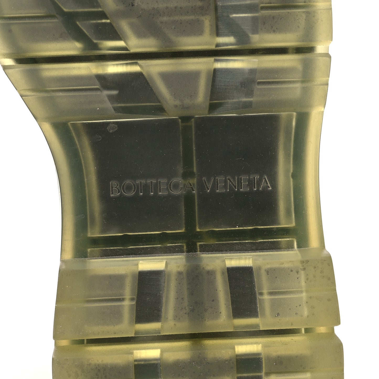 Calfskin The Tire Chelsea Boots 40.5 Vaseline Black Transparent
