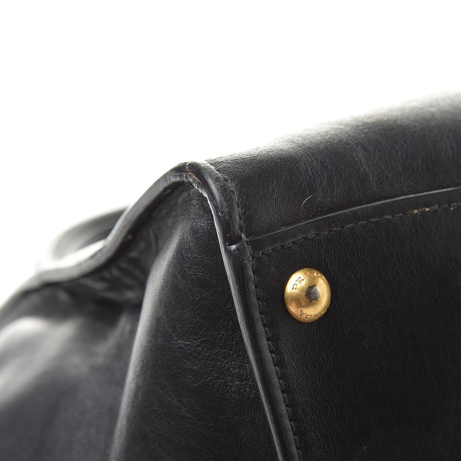 Prada City Calf Front Pocket Tote Black 13 of 18