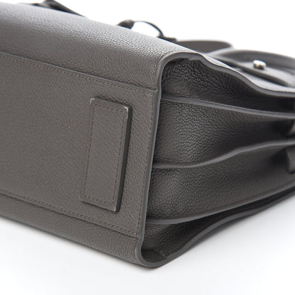 Saint Laurent Grained Calfskin Baby Sac De Jour Souple Coal 9 of 10