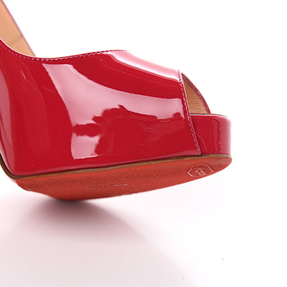 Christian Louboutin Patent No Prive 120 Pumps 35 Pivoine 10 of 11