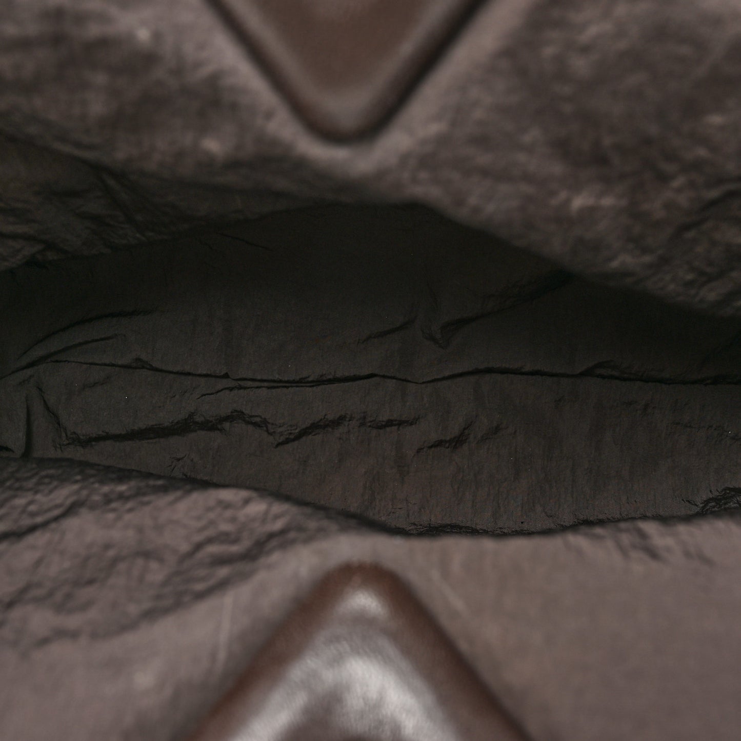 Lambskin Knit Medium The Point Triangle Bag Fondant