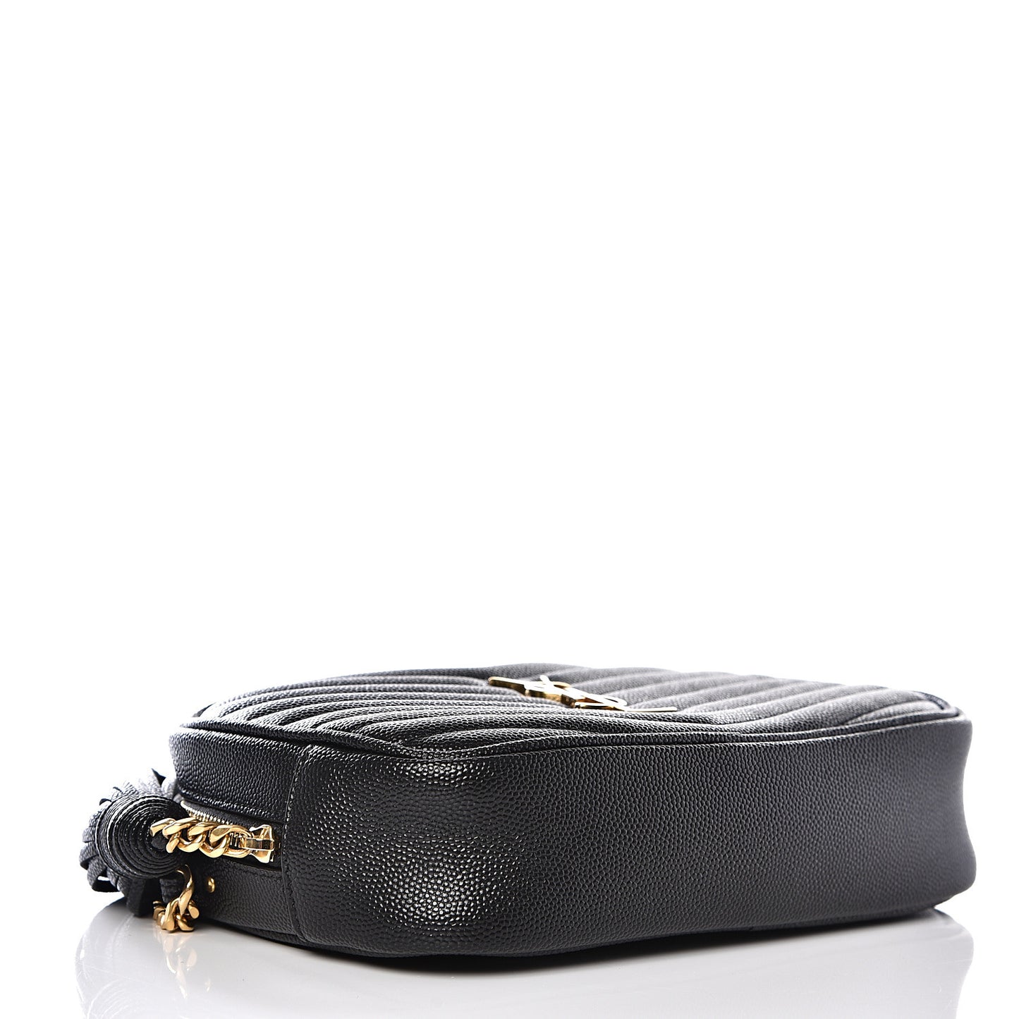 Grain De Poudre Matelasse Monogram Mini Lou Camera Bag Black