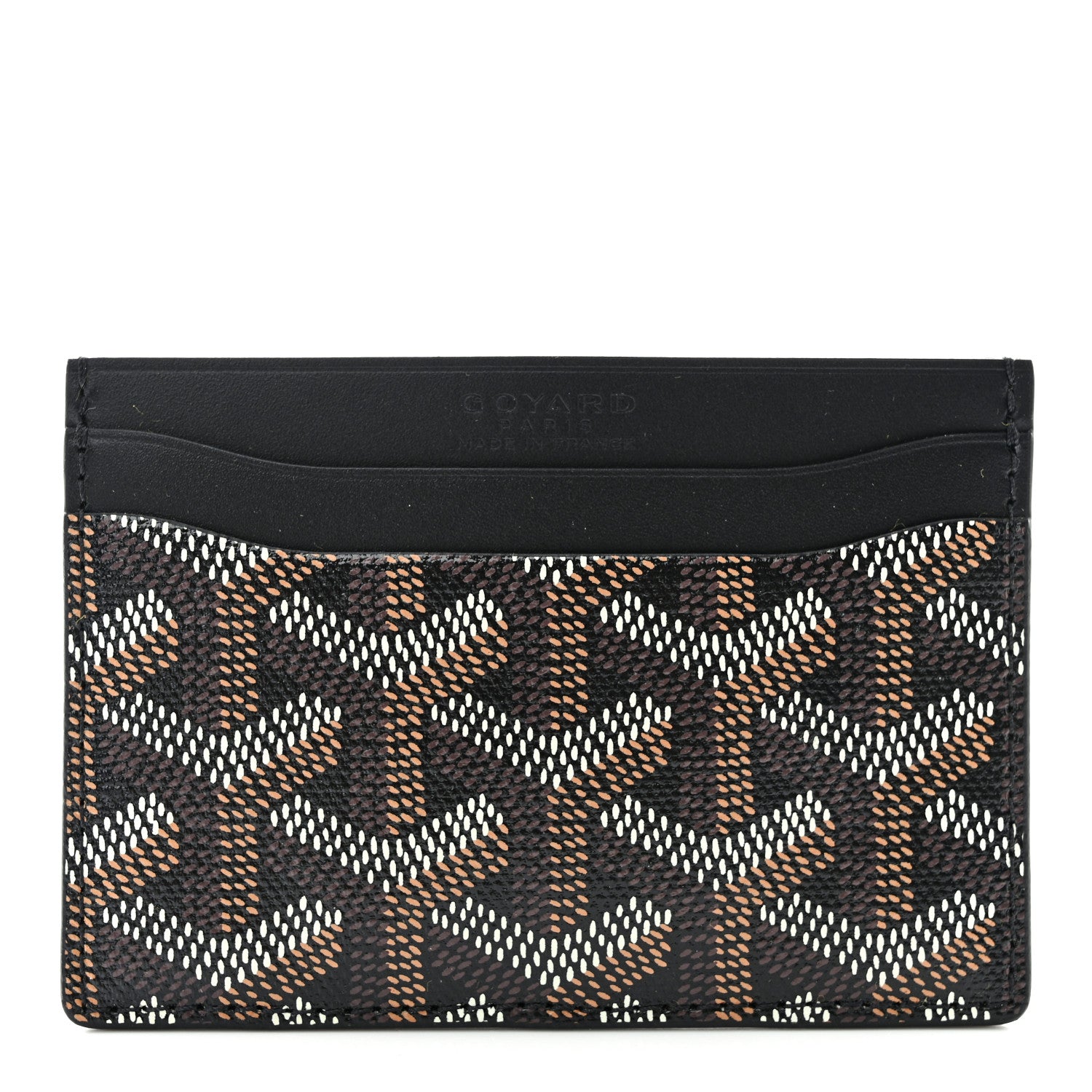 Goyard Goyardine Saint Sulpice Card Holder Black 1 of 7