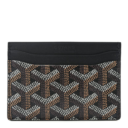Goyard Goyardine Saint Sulpice Card Holder Black 1 of 7