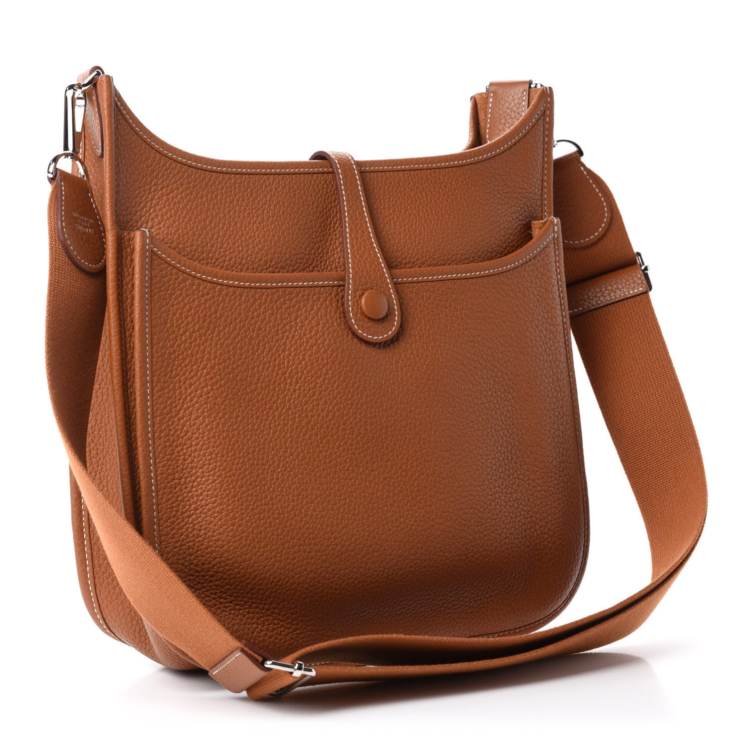 Hermes Taurillon Clemence Evelyne III PM Gold 3 of 11