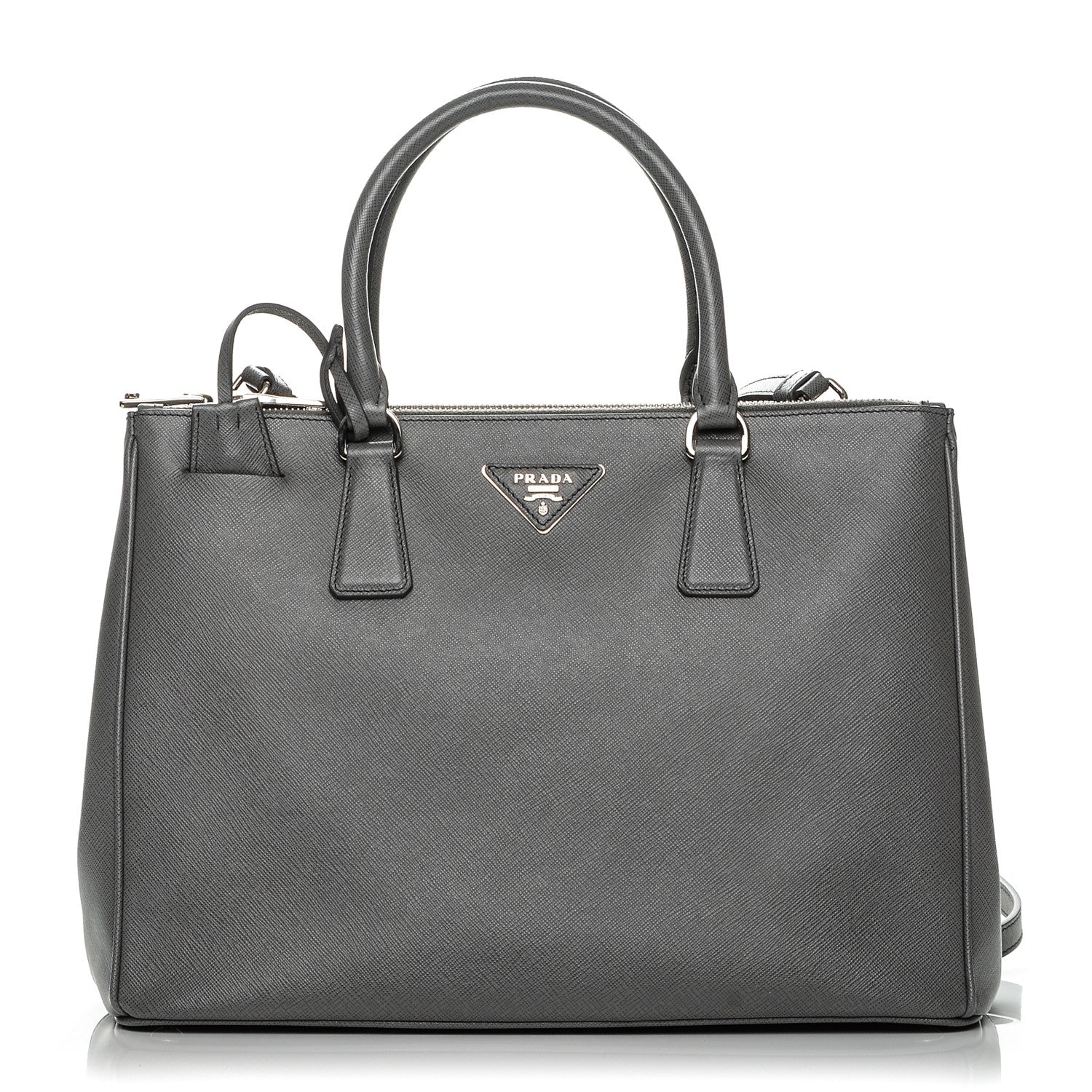 Prada Saffiano Medium Galleria Double Zip Tote Marmo 1 of 7