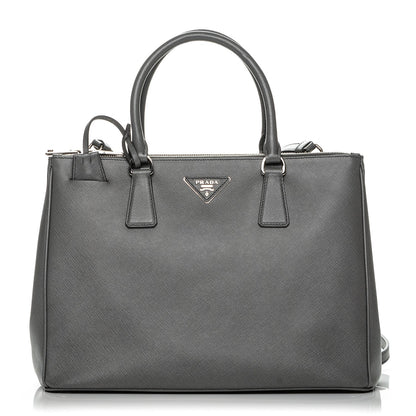 Prada Saffiano Medium Galleria Double Zip Tote Marmo 1 of 7