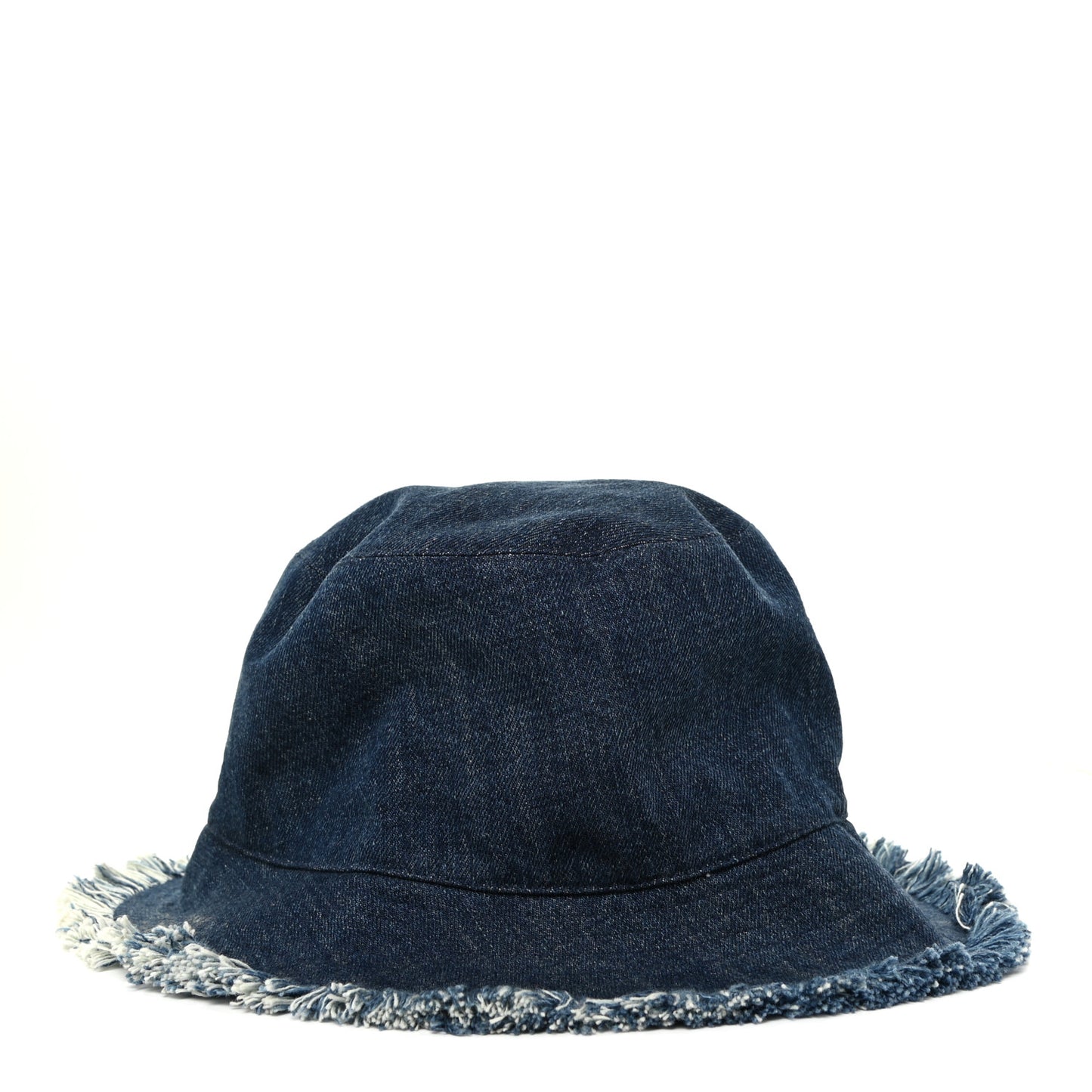 Denim Bucket Fringe Hat 57 Blue