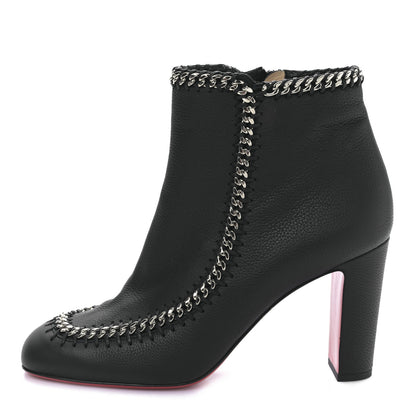 Christian Louboutin Calf Morphee Catenabontina 85 Booties 40 Black 1 of 7