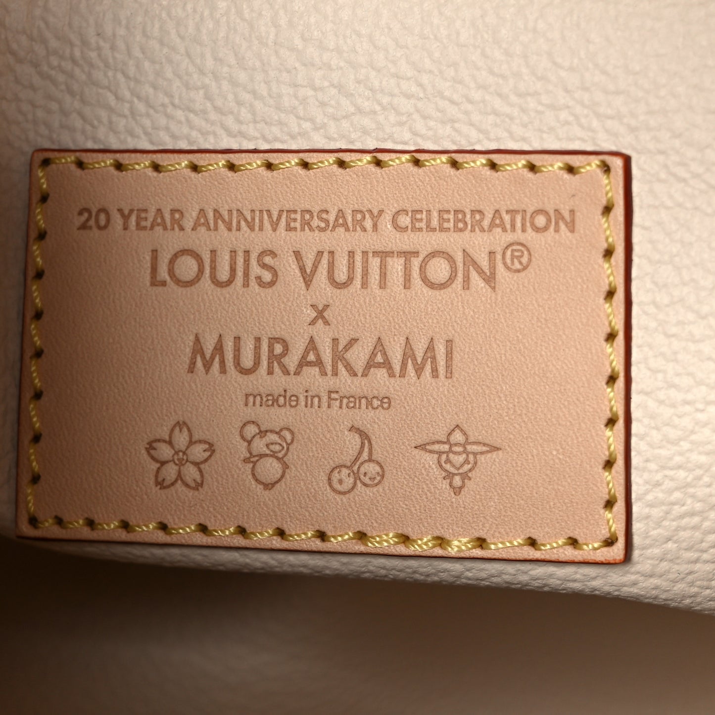 LV x TM Monogram Multicolor Cosmetic Pouch GM White