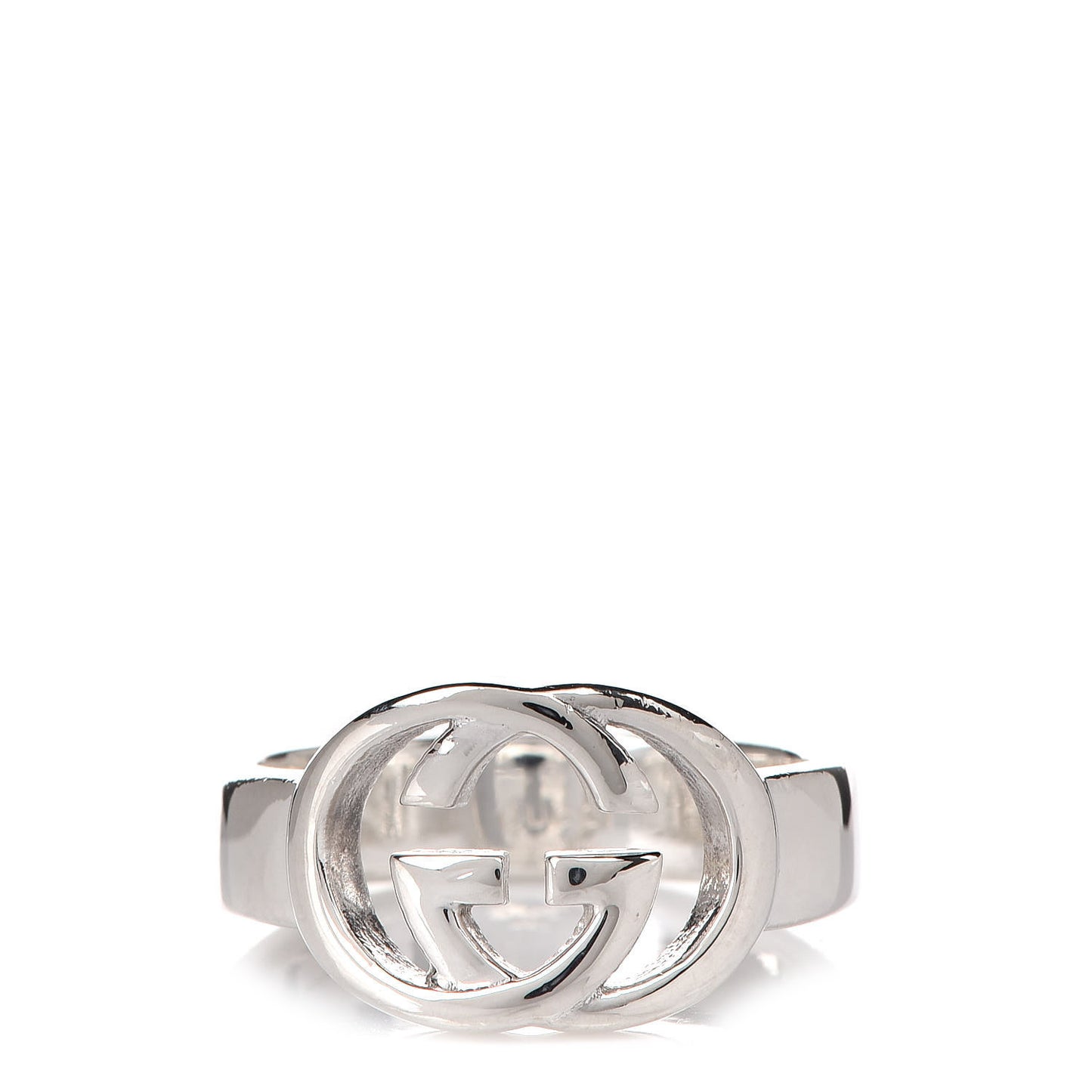 Sterling Silver Interlocking G Ring 53 6.25