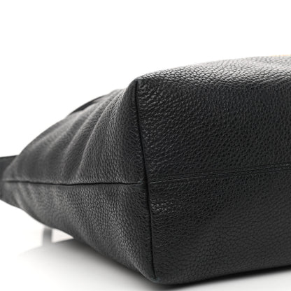 Burberry London Grainy Calfskin Medium Baynard Tote Black 9 of 11