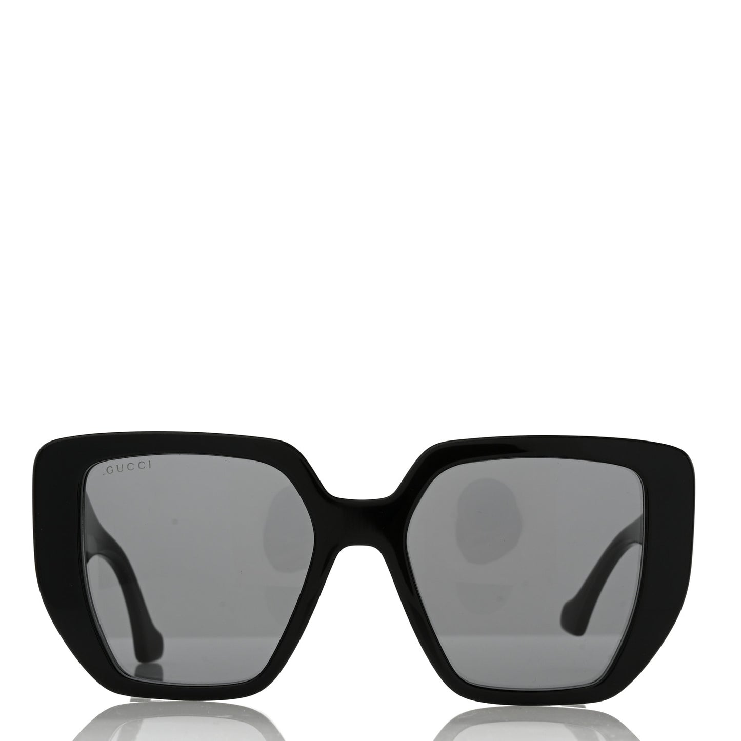 Acetate Square Frame Sunglasses GG0956S Black