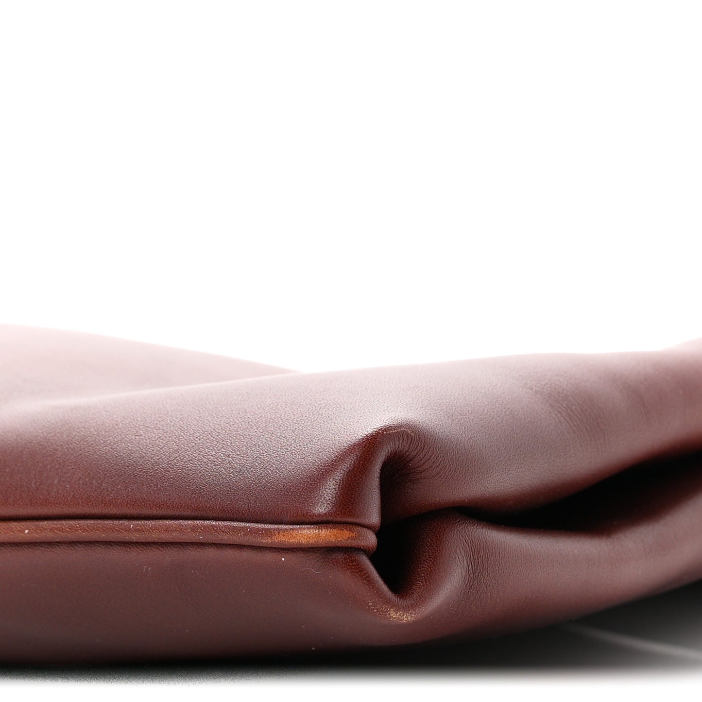 Nappa Large Etude Shoulder Bag Brown