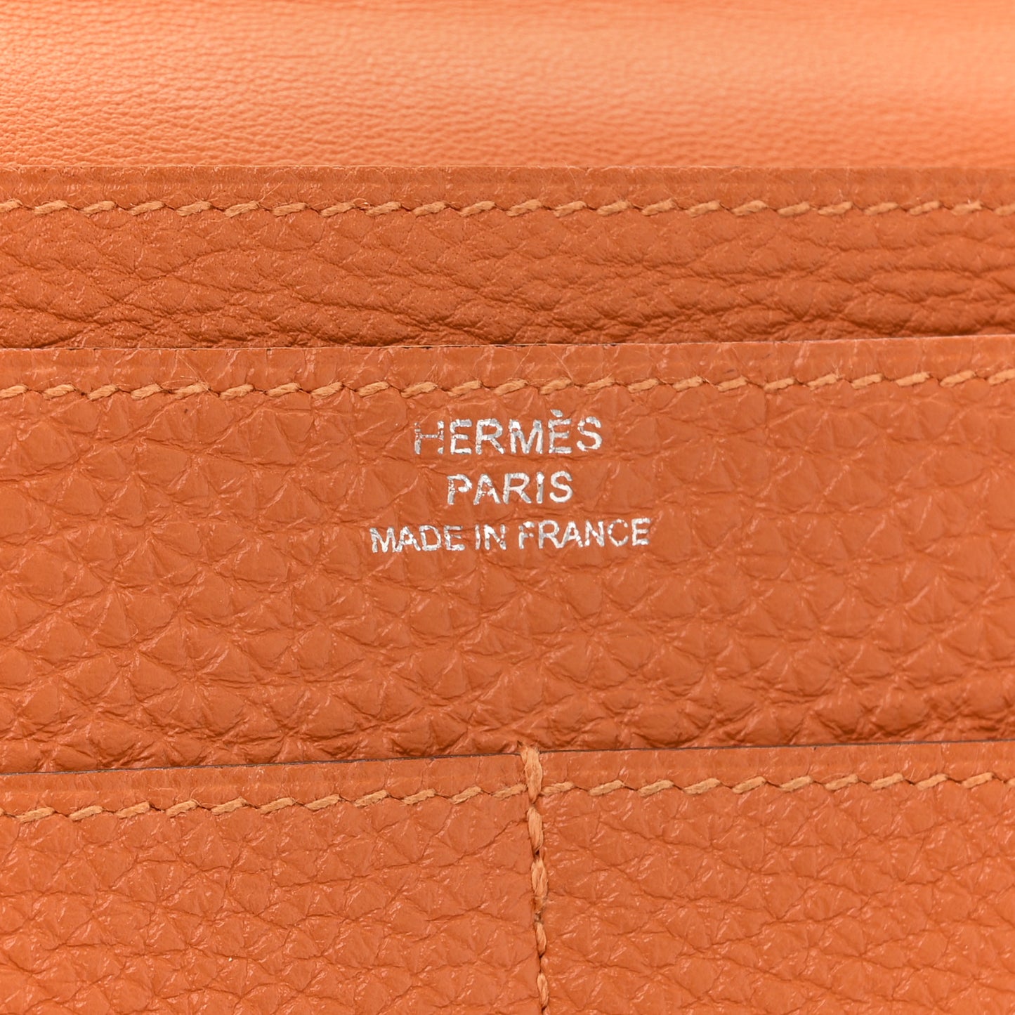 Togo Dogon Duo Wallet Orange