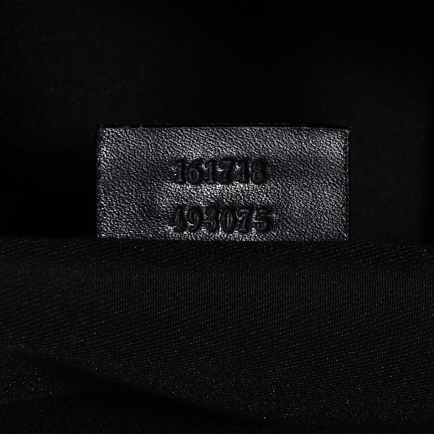 Gucci Suede Guccissima Monogram Hobo Black 7 of 7