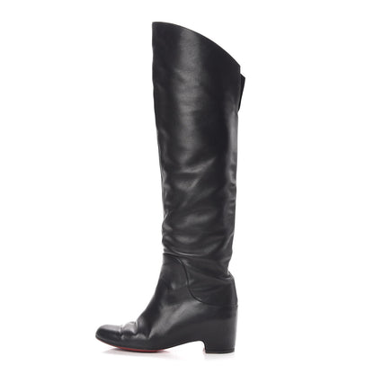 Christian Louboutin Nappa 30 Tall Boots 40 Black 1 of 10
