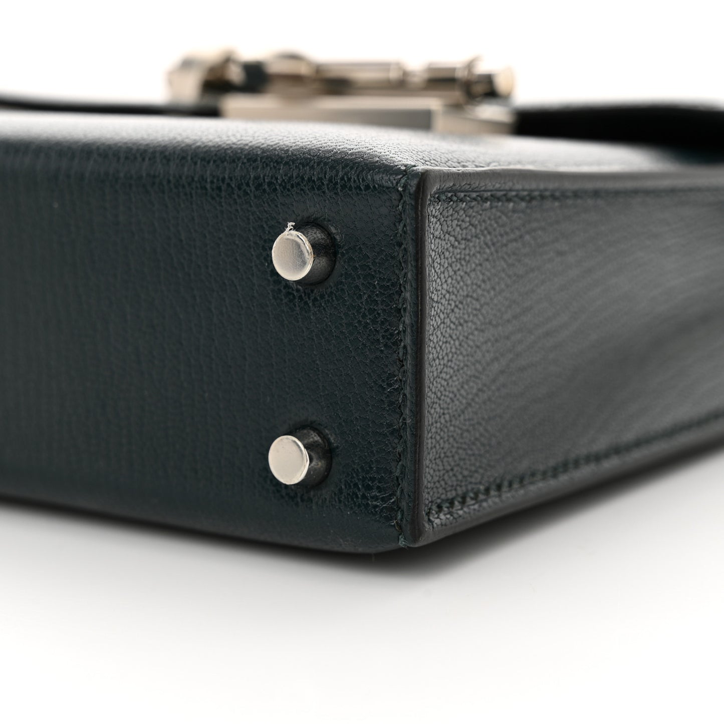 Chevre Chamkila Mini Verrou Chaine Bag Vert Bosphore