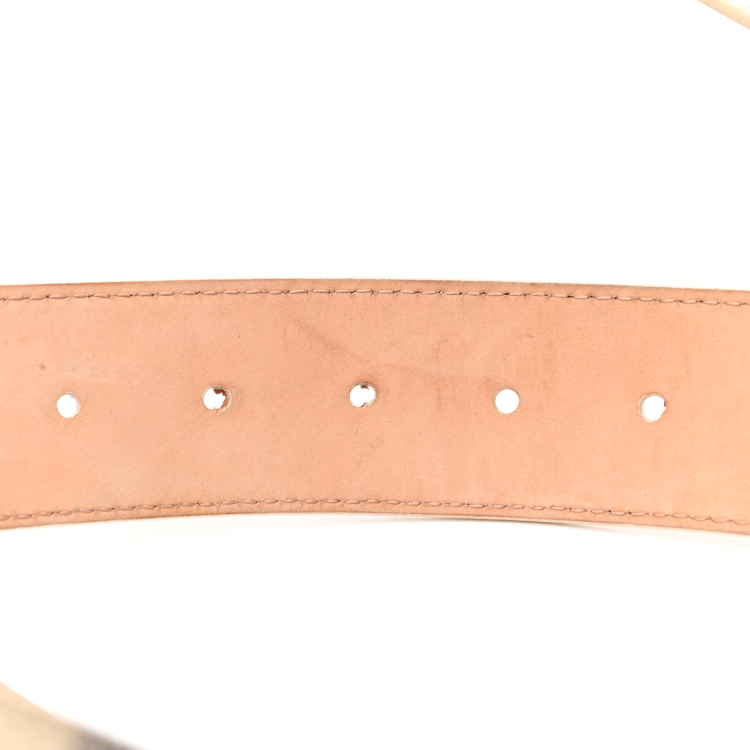 Louis Vuitton Damier Azur LV Initiales Belt 100 40 4 of 8
