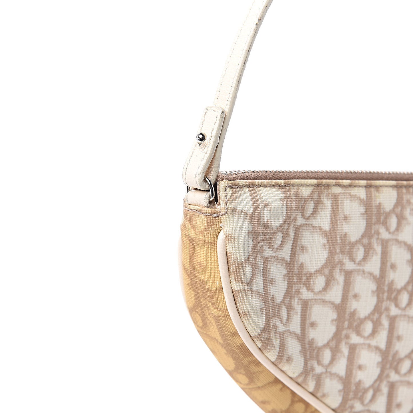 Monogram Vintage Flowers Mini Saddle Bag Beige