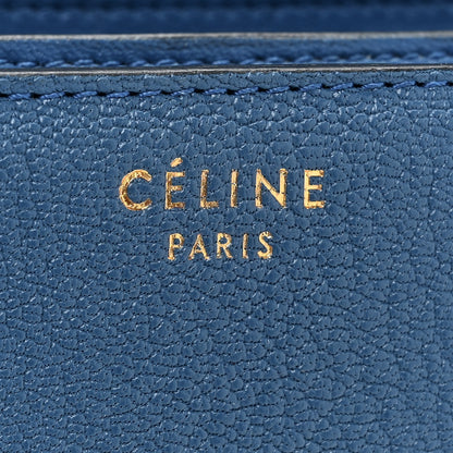 Celine Goatskin Medium Classic Box Flap Bag Deepsea 7 of 14