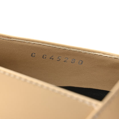 Chanel Patent Calfskin Mary Janes Flats 37 Beige Black 9 of 10