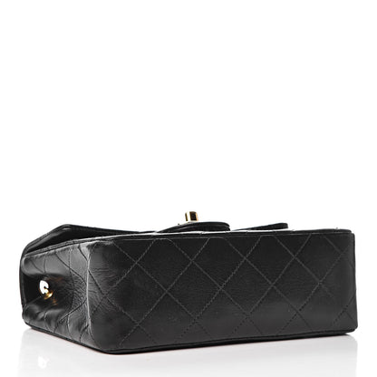 Chanel Lambskin Quilted Mini Square Flap Bag Black 4 of 13