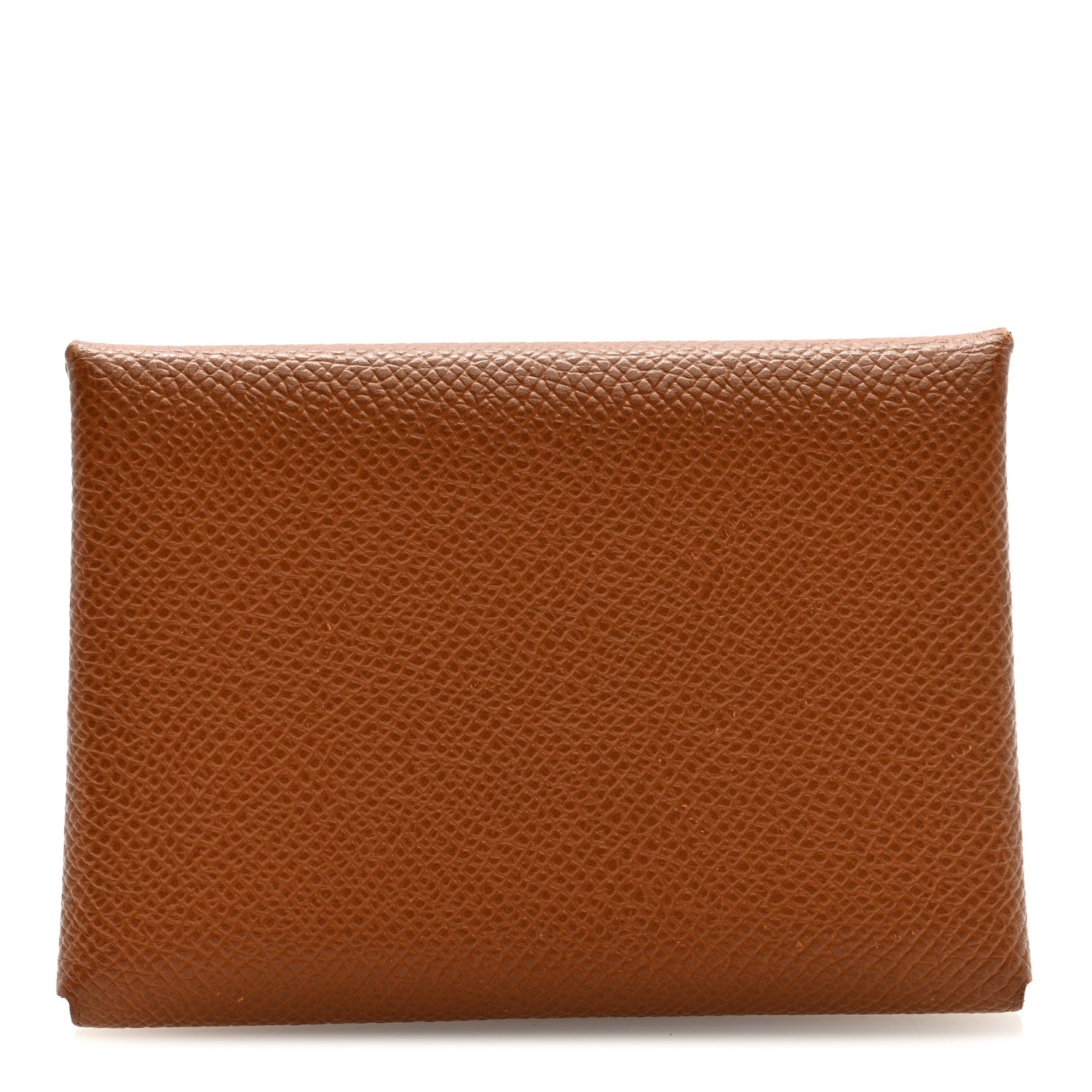 Hermes Epsom Calvi Duo Card Case Gold 1 of 8