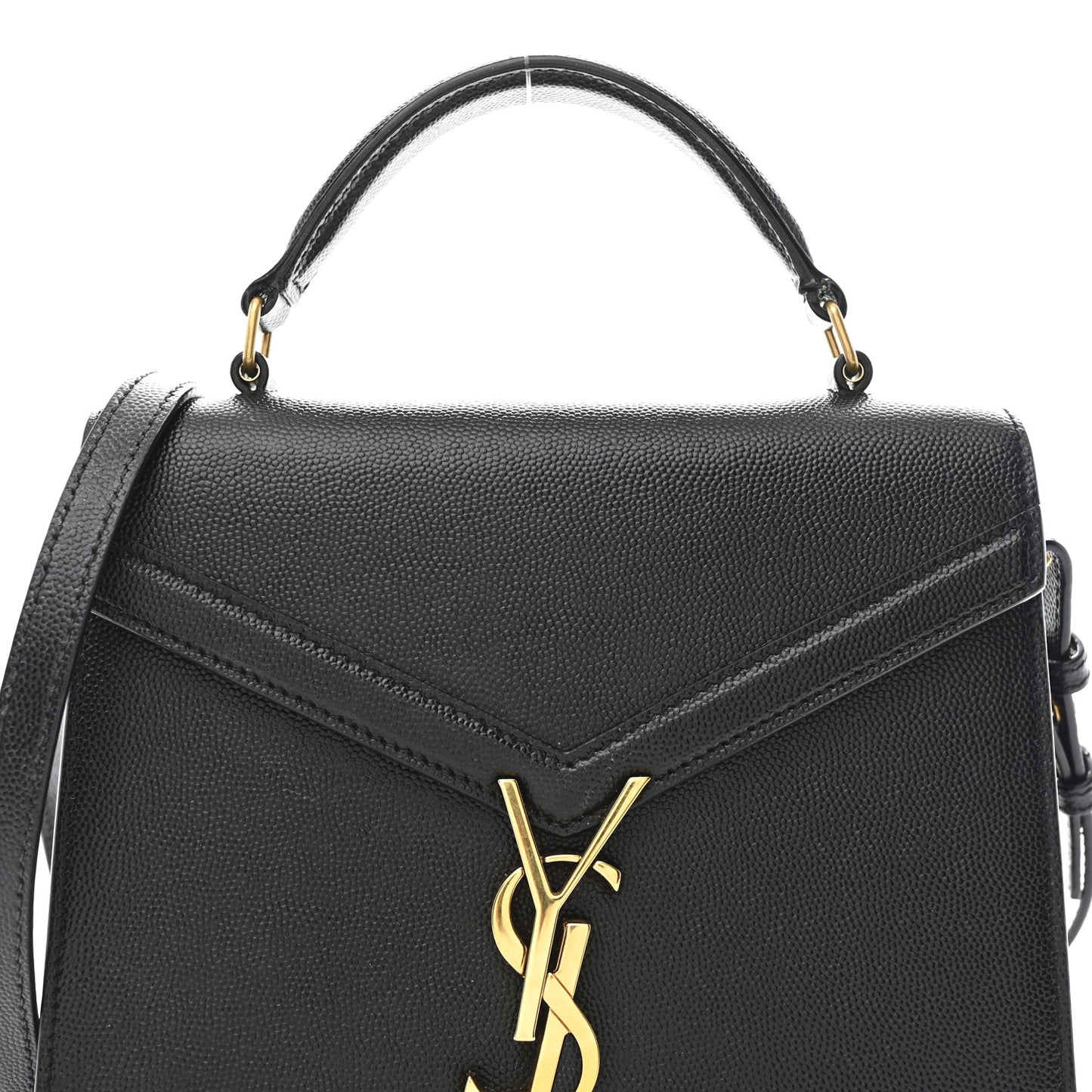 Grain De Poudre Mini Classic Monogram Cassandra Top Handle Black