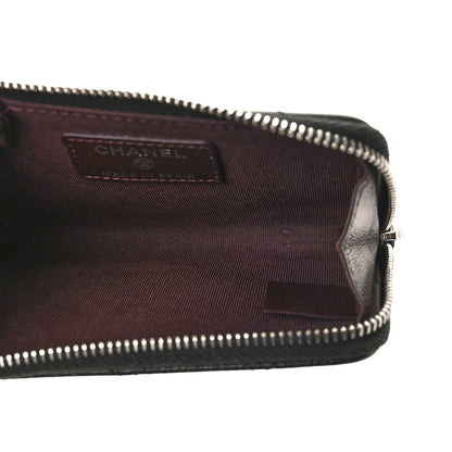 Chanel Caviar Quilted Key Holder Case Black 5 of 9