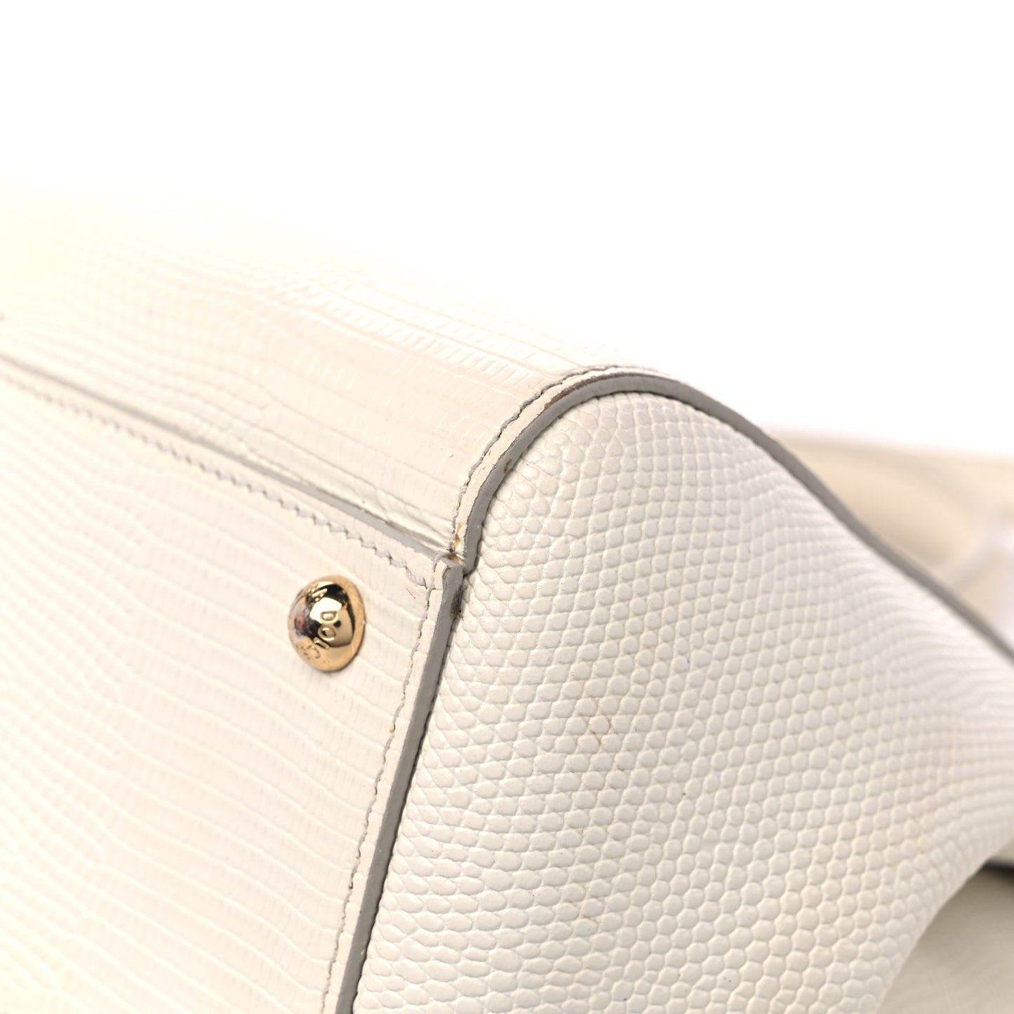 Stampa Iguana Crystal Medium Miss Sicily Satchel White