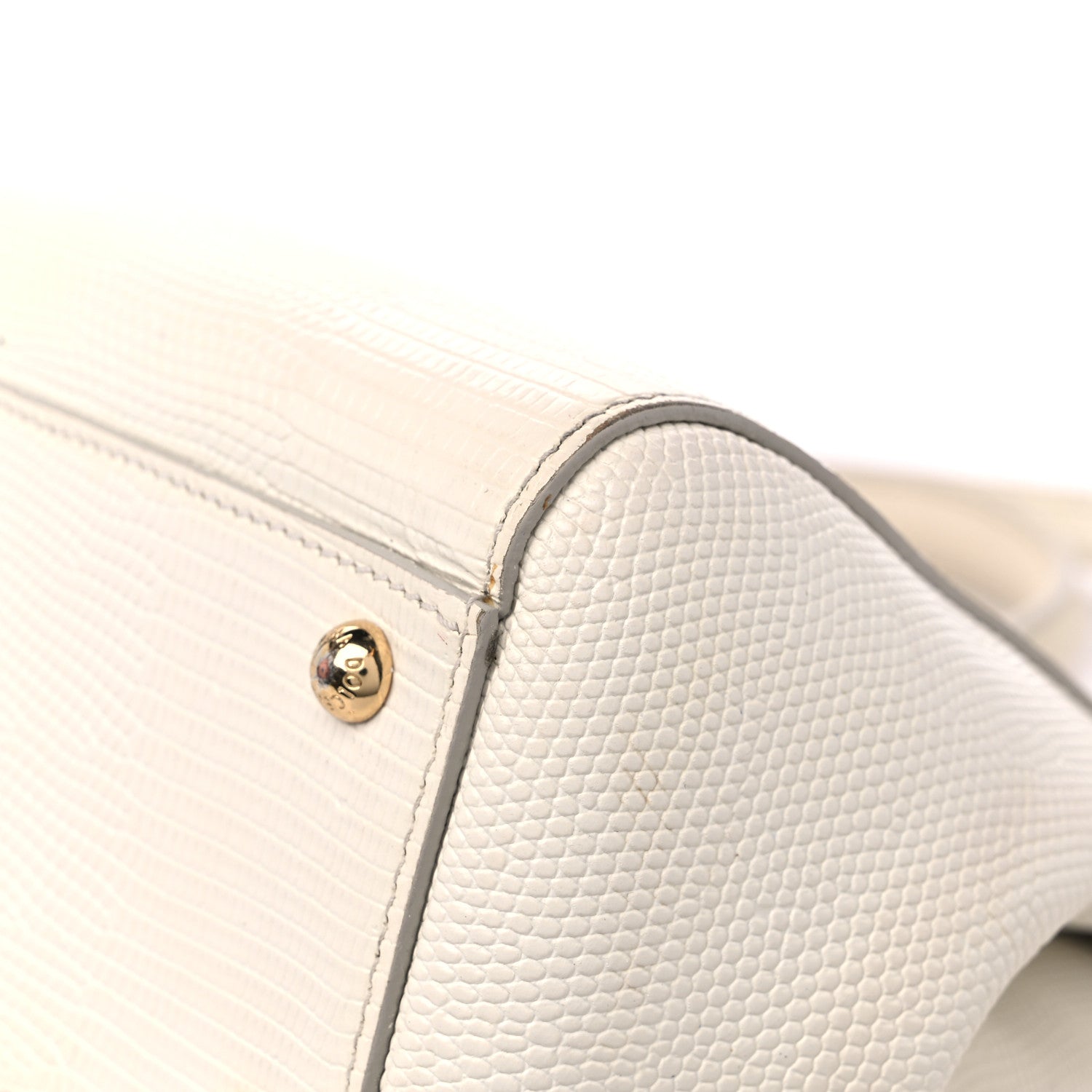 Dolce & Gabbana Stampa Iguana Crystal Medium Miss Sicily Satchel White 10 of 22
