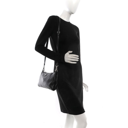 Prada Vitello Daino Crossbody Bag Black 2 of 10