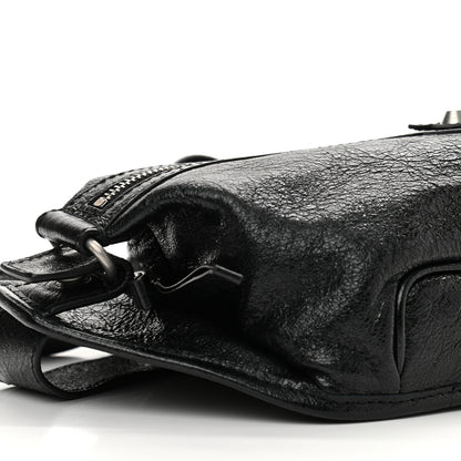 Balenciaga Lambskin Classic Hardware Neo Lift Hip Bag Black 9 of 10