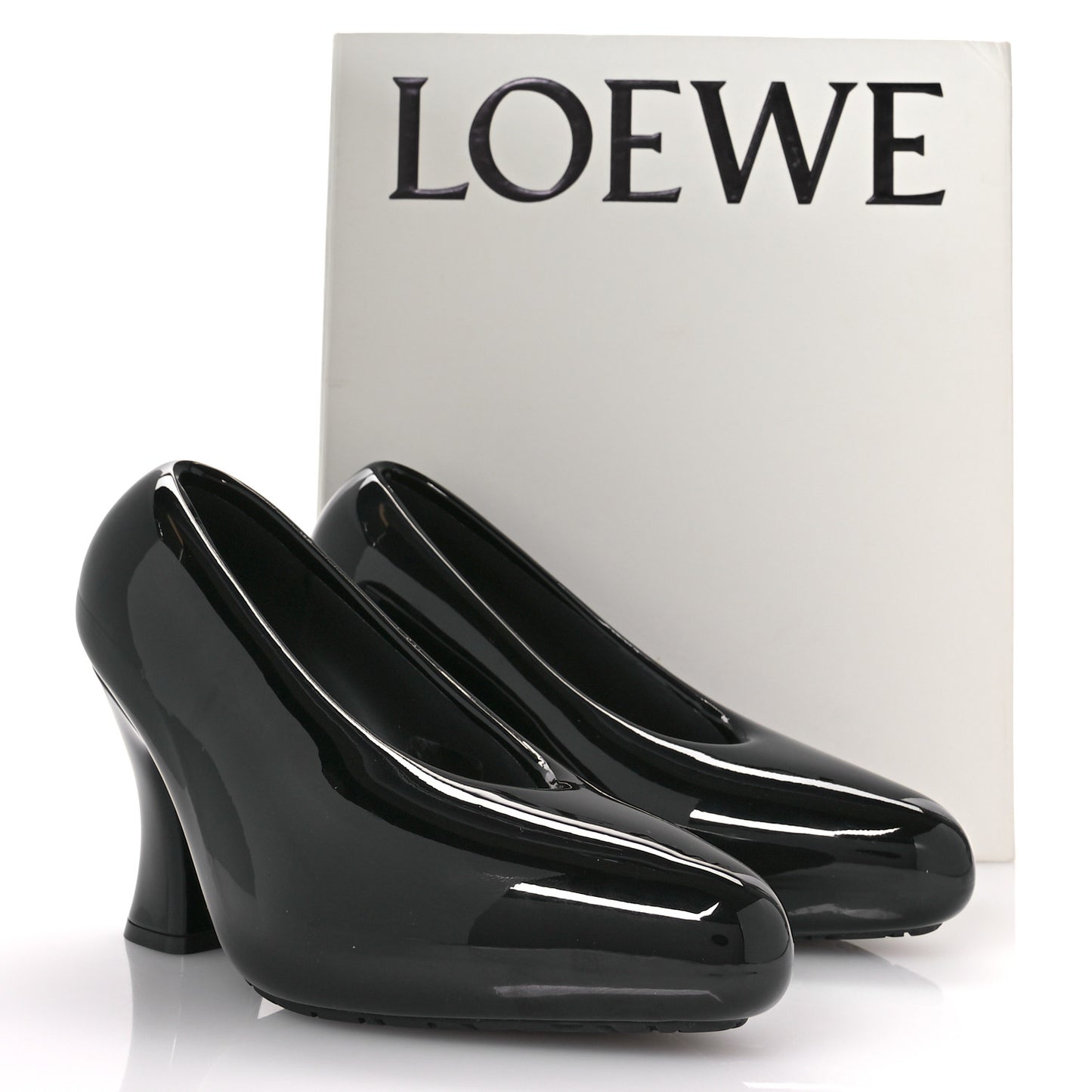 Lacquered Foam Comic 90 Pump 38 Black