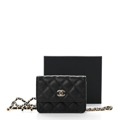 Chanel Caviar Quilted Bow Belt Bag Black 12 of 12