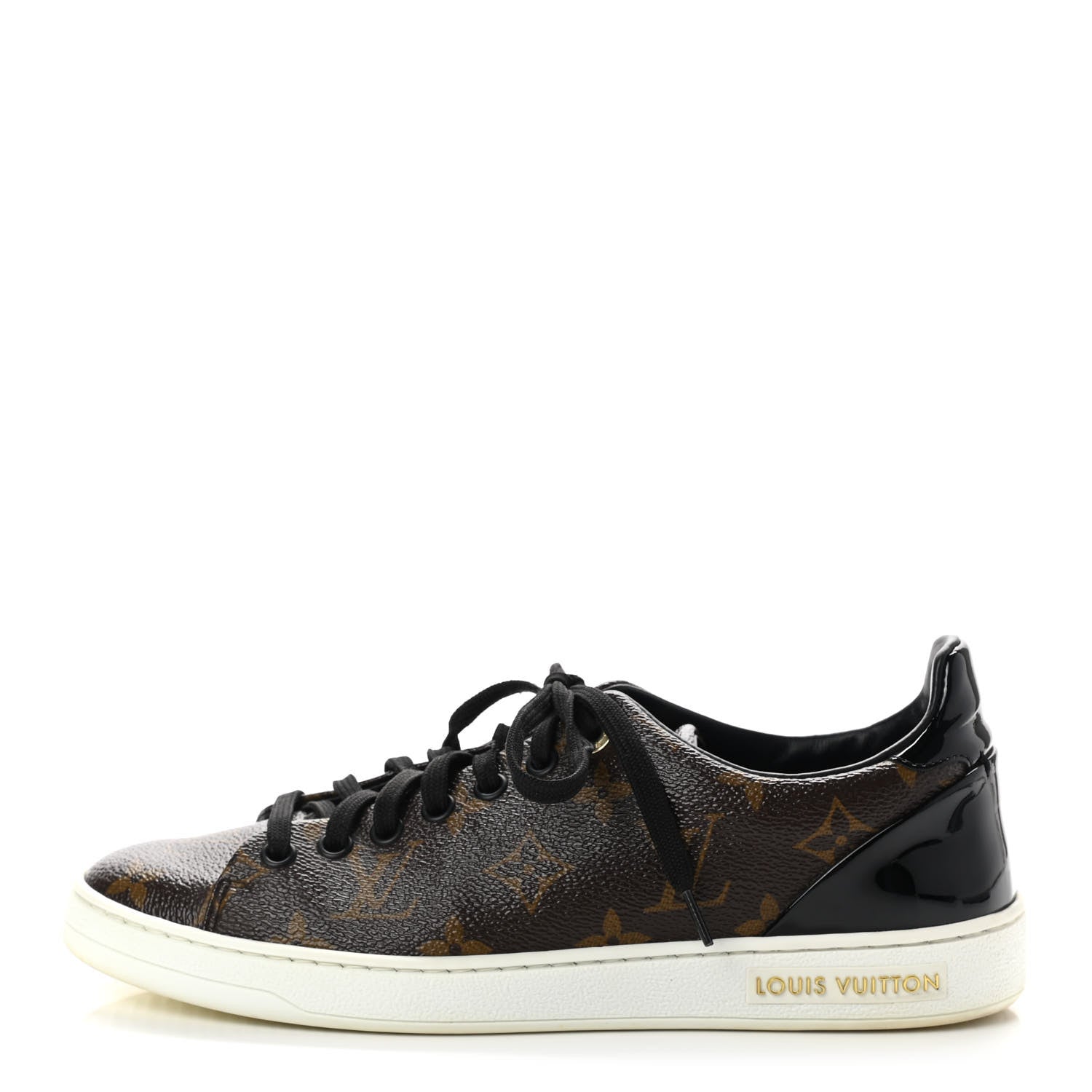 Louis Vuitton Patent Monogram Frontrow Sneakers 36.5 1 of 9