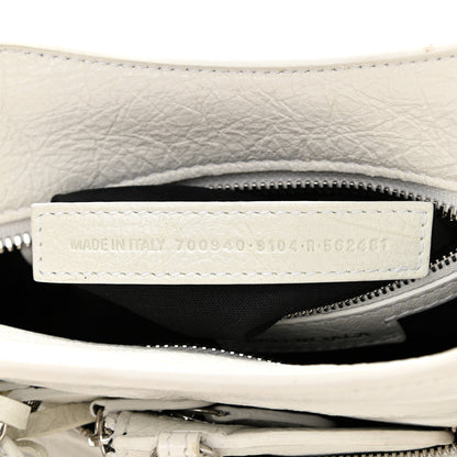 Balenciaga Agneau Arena Neo Cagole Handbag XS Optic White 8 of 11