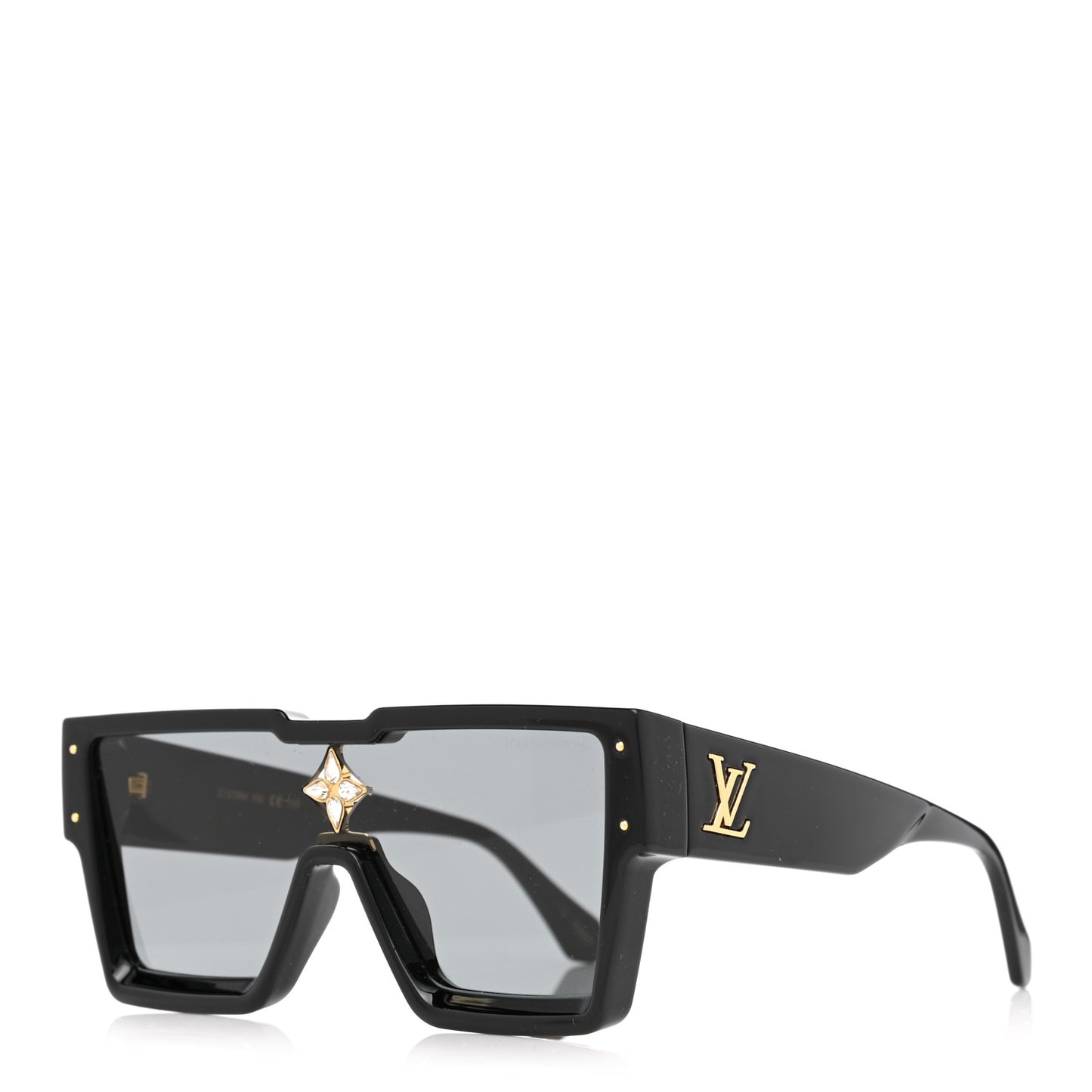 Acetate Swarovski Crystal Cyclone Sunglasses Z1578W Black