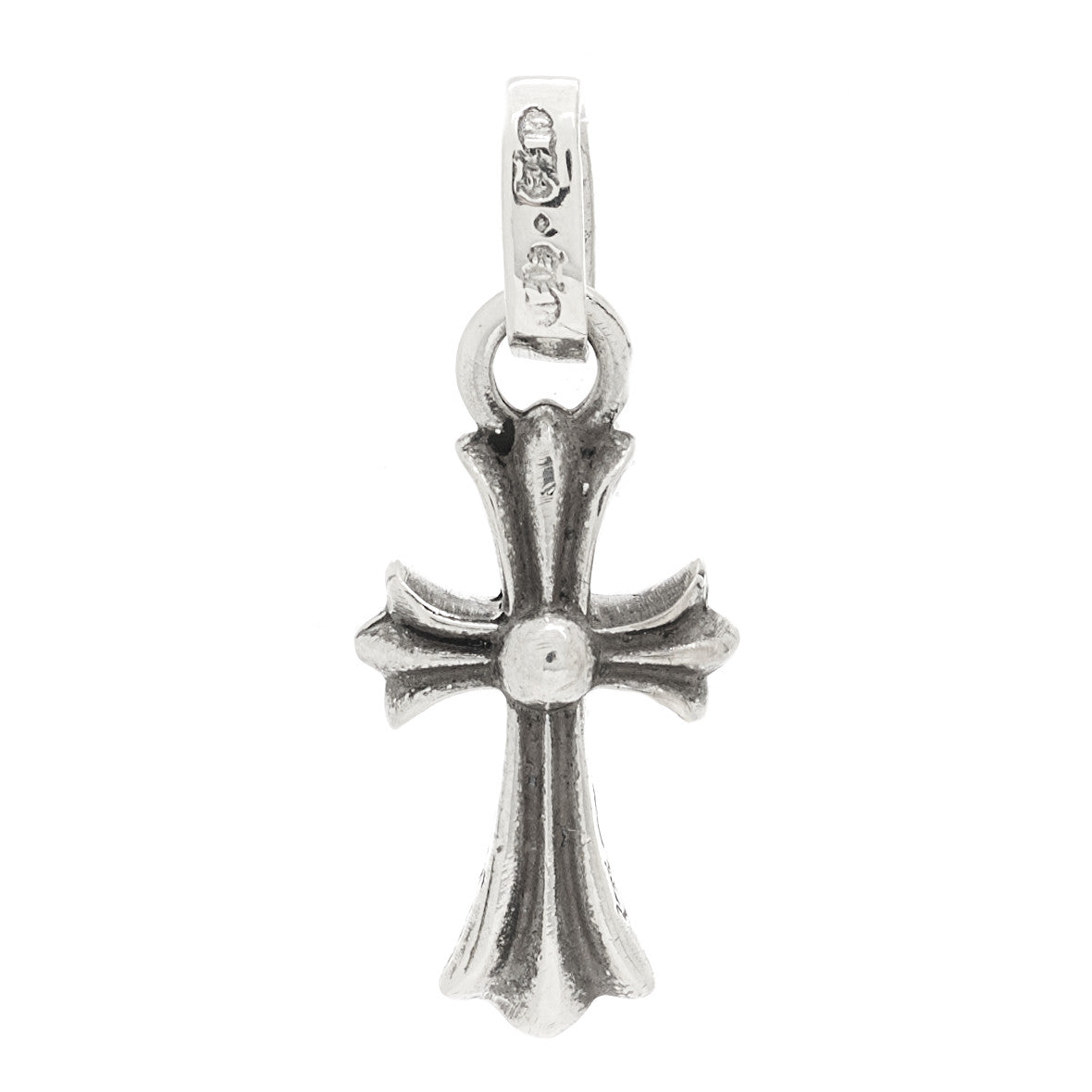Sterling Silver Baby Fat Cross Pendant