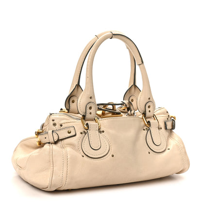 Chloe Calfskin Medium Paddington Satchel Ivory 3 of 11