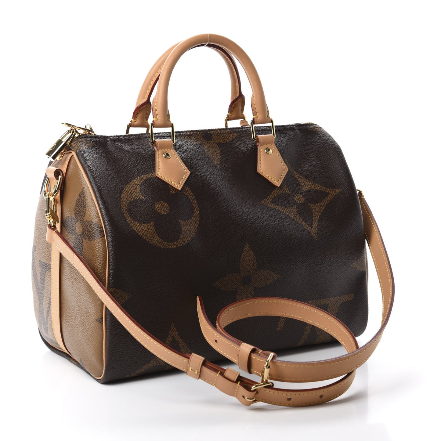 Reverse Monogram Giant Speedy Bandouliere 30