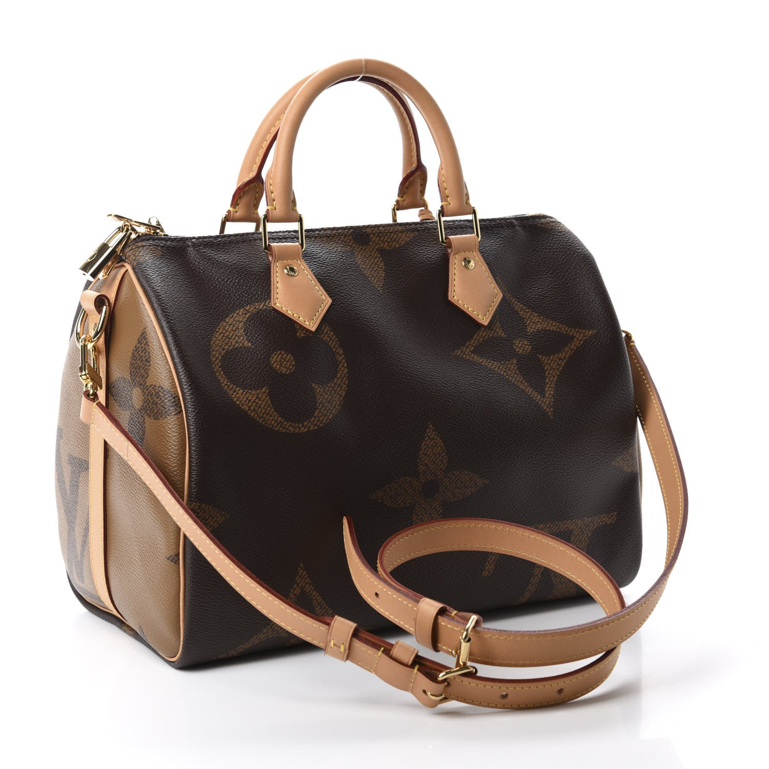 Louis Vuitton Reverse Monogram Giant Speedy Bandouliere 30 3 of 10