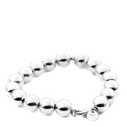 Tiffany Sterling Silver 10mm HardWear Ball Bracelet 3 of 5