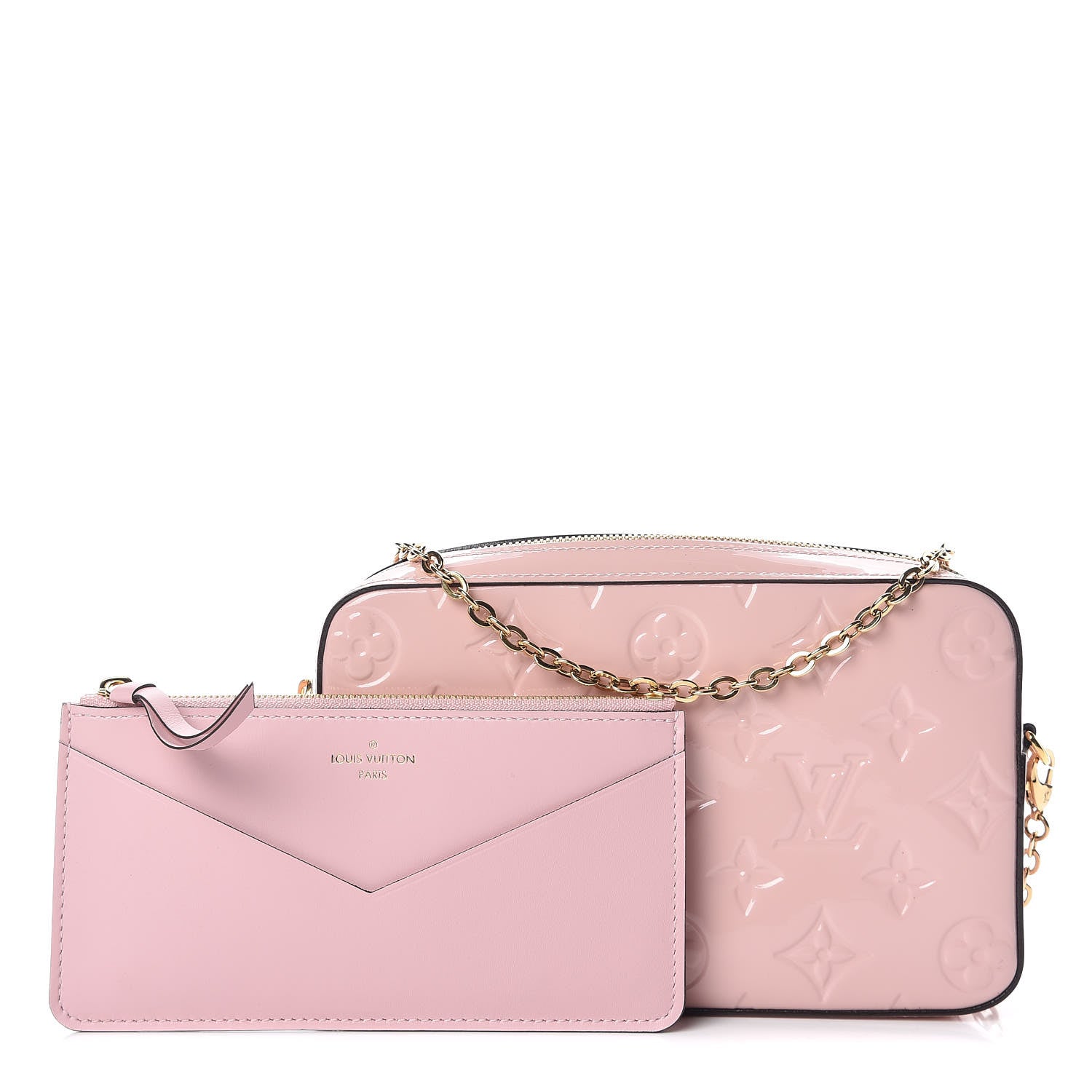Louis Vuitton Vernis Camera Pouch Rose Ballerine 3 of 11