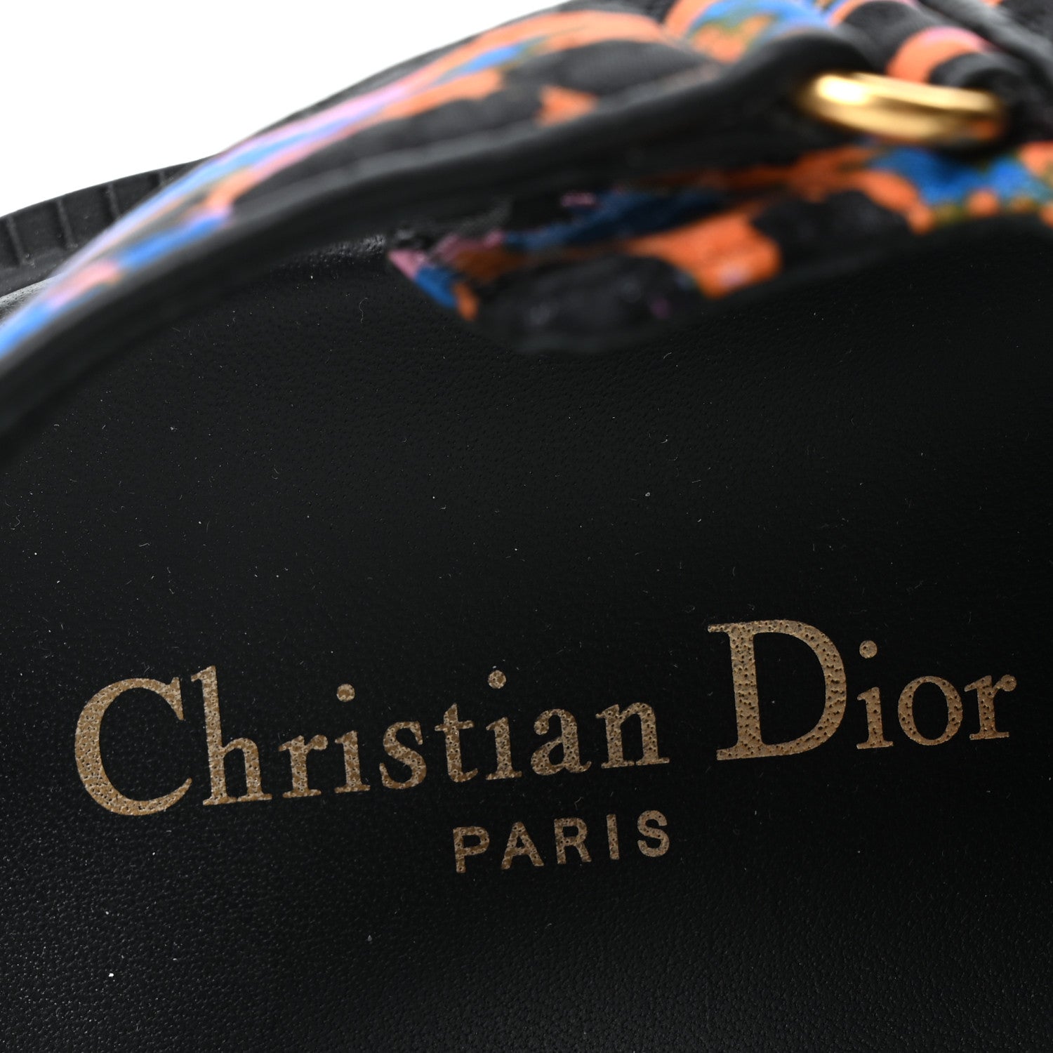 Christian Dior Technical Fabric Mizza Print Dioract Sandals 37